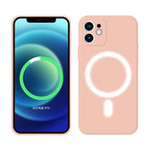 Stoßfeste Magsafe-Hülle mit vollständiger Abdeckung aus Silikon, für iPhone 12 mini, für iPhone 12, für iPhone 12 Pro